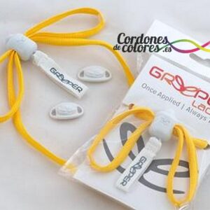 Cordon Ovalado Cierre Automatico Amarillo Greeper Sport Yellow 120