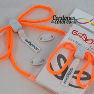 Cordon Ovalado Cierre Automatico Naranja Greeper Sport Orange 120