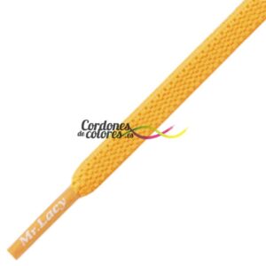 Cordon Plano Elastico Naranja Flexies Bright Orange