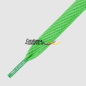 Cordon Plano Normal Verde Flatties Kelly Green