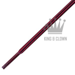 Cordones Redondos Panama King and Clown Rojo Negro
