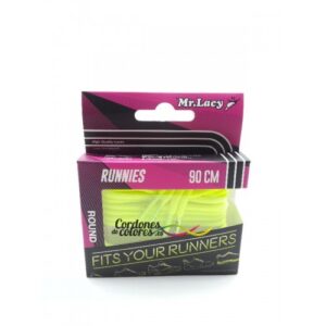 Cordon Redondo Running Amarillo Fluor Runnies Round Neon Lime Yellow 90