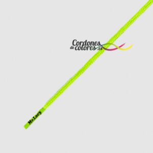 Cordon Redondo Running Amarillo Fluor Runnies Round Neon Lime Yellow 90