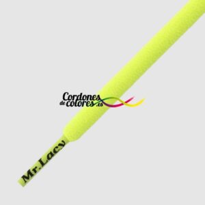 Cordon Redondo Snow Amarillo Fluorescente Snowies Neon Lime Yellow 275