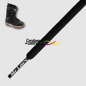 Cordon Redondo Snow  Negro Snowies Black 275