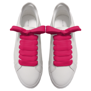 Cordones Anchos Planos XL Magenta