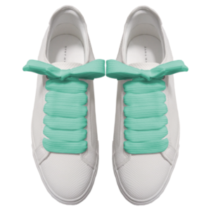 Cordones Anchos Planos XL Menta