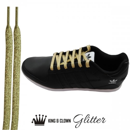 Cordones Brillantes Dorados Oro