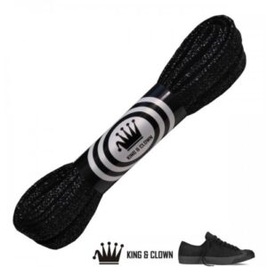 Cordones Brillantes Negro Glitter