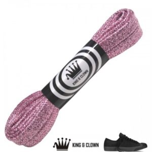 Cordones Brillantes Rosa Glitter