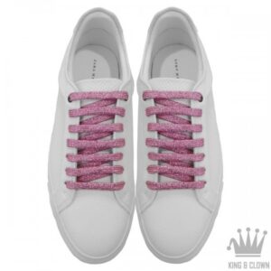 Cordones Brillantes Rosa Glitter