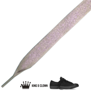 Cordones Cinta Chic Blanco Brillo Purpura