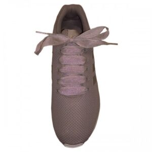 Cordones Cinta Chic Blanco Brillo Purpura