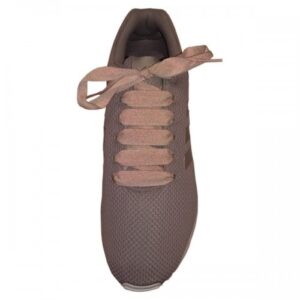 Cordones Cinta Chic Blanco Brillo Rojo