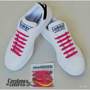 Cordones Elasticos mini LACCI Fucsia