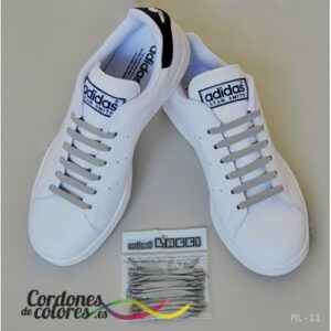 Cordones Elasticos mini LACCI Gris