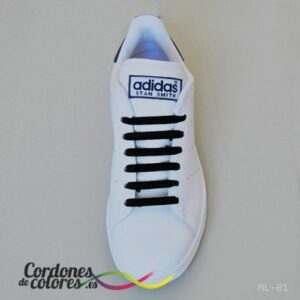 Cordones Elasticos mini LACCI Negro