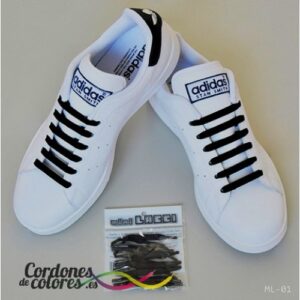 Cordones Elasticos mini LACCI Negro