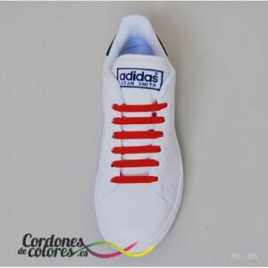 Cordones Elasticos mini LACCI Rojo