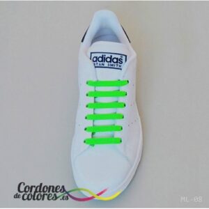 Cordones Elasticos mini LACCI Verde Fluor