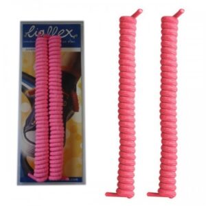Cordones Elásticos Niños Rosa Fluor Liaflex