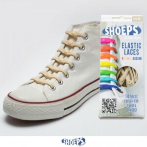 Cordones Elásticos Shoeps Crema