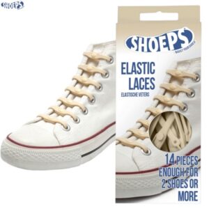 Cordones Elásticos Shoeps Crema