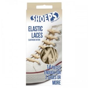 Cordones Elásticos Shoeps Crema
