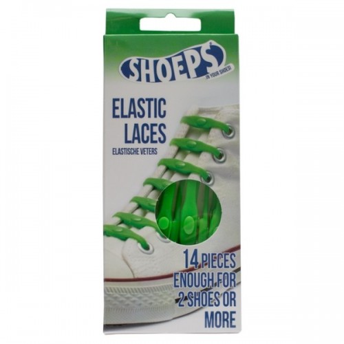 Cordones elásticos de silicona verde