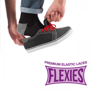 Cordones Planos Elásticos Violeta Flexies Violet