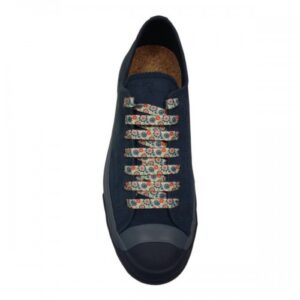 Cordones Estampados Flores Mini Blanco Exclusive