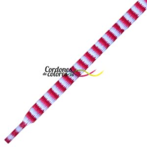 Cordon Ovalado Impreso Rojo Blanco Padded Carnival