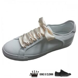 Cordones Raso Anchos Basket Heart Beis