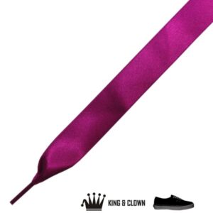 Cordones Raso Anchos Basket Heart Fucsia