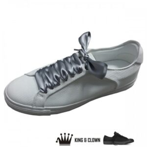 Cordones Raso Anchos Basket Heart Plata