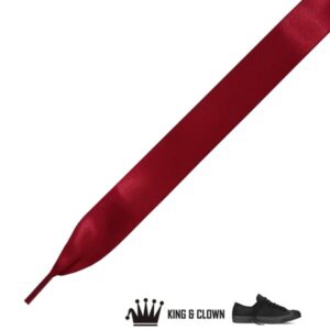 Cordones Raso Anchos Basket Heart Rojo