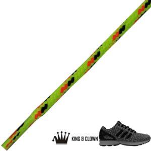 Cordones Redondos Sport Amarillo Fluor King and Clown