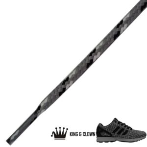 Cordones Redondos Sport Gris Claro King and Clown