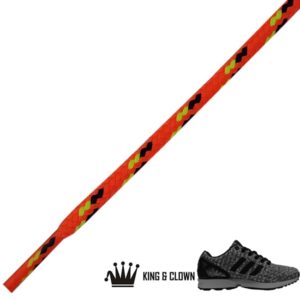 Cordones Redondos Sport Naranja Fluor King and Clown