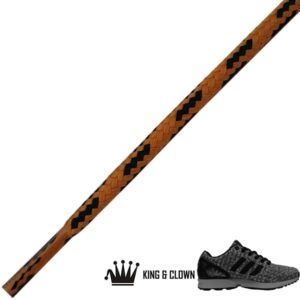 Cordones Redondos Sport Naranja Verde King and Clown