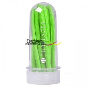 Cordones Redondos Rope Laces Solid Verde Fluor