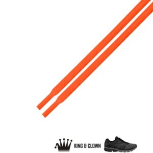 Cordones Redondos Sport Naranja Fluor