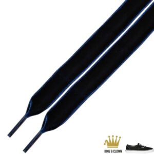 Cordones Terciopelo Azul Marino Para Zapatillas