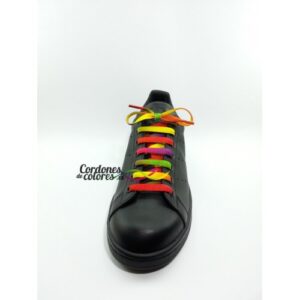 Cordon Plano Impreso Arcoiris Special Rainbow Tubelaces