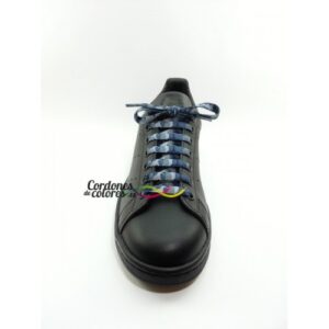 Cordon Plano Impreso Camuflaje Gris Special Camo Grey Tubelaces