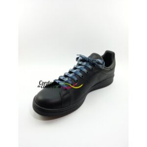 Cordon Plano Impreso Camuflaje Gris Special Camo Grey Tubelaces
