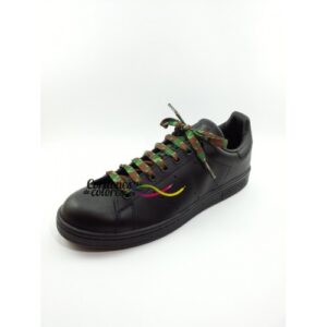 Cordon Plano Impreso Camuflaje Verde Special Camo Green Tubelaces