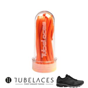 Cordon Ovalado Sport Naranja Fluor Tubelaces