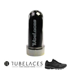 Cordon Ovalado Sport Negro Tubelaces