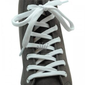 Cordon Plano Normal Blanco Flat King and Clown